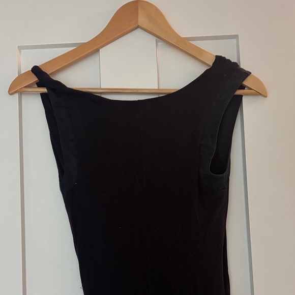 bebe Rouched Black Dress - Picture 7 of 7